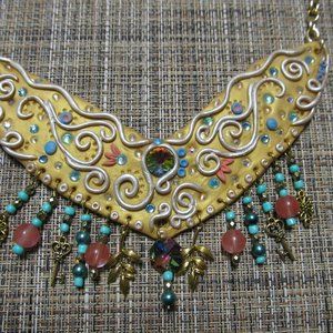 Handcrafted Statement Necklace, One of a kind